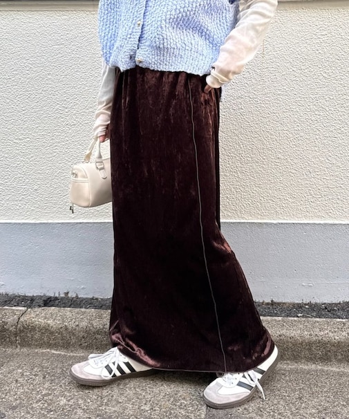 クラッシュベロアメロウ切替スカート