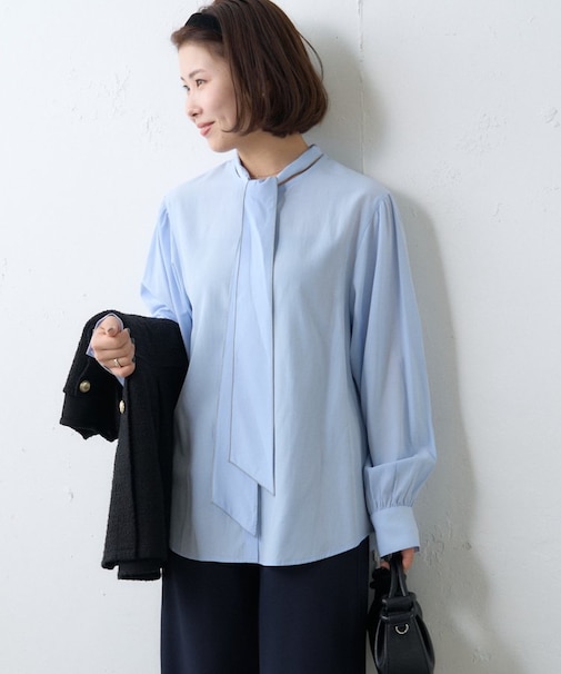 ≪オケージョン対応≫配色パイピングボウタイシャツ