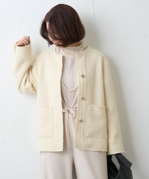 ≪オケージョン対応≫【willow】ツイードジャケット
