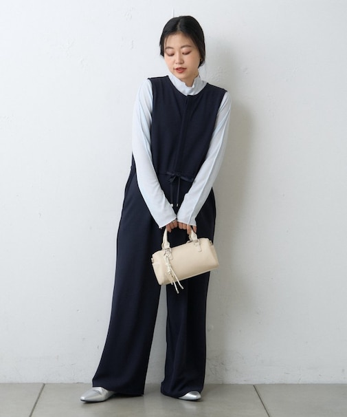 ≪オケージョン対応≫シアーリブTEE付きオールインワン