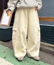 【UNISEX】バルーンカーブカーゴデニムパンツ