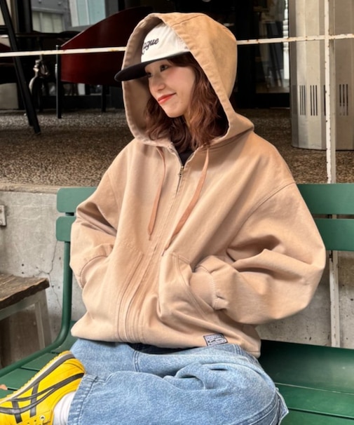 【UNISEX】アソート素材フードジャケット/デニムジャケット