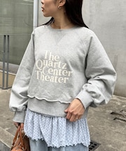 【ツブシャリ!】ドライタッチネップロゴスウェット