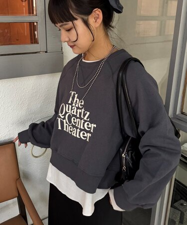 【ツブシャリ!】ドライタッチネップロゴスウェット