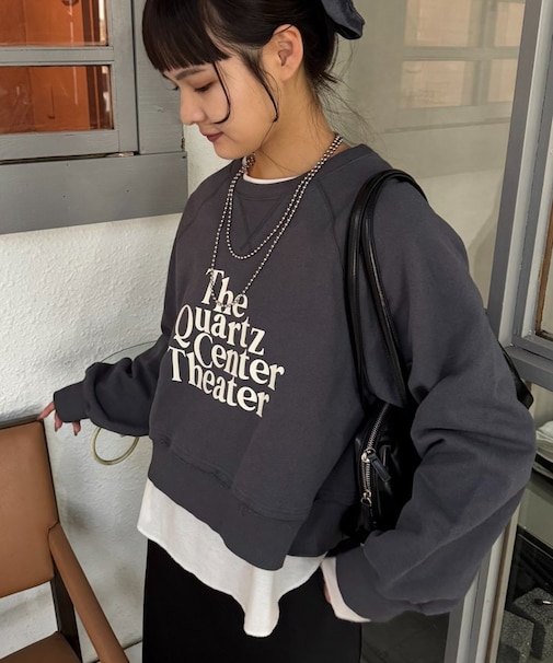 【ツブシャリ!】ドライタッチネップロゴスウェット