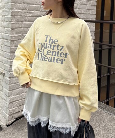 【ツブシャリ!】ドライタッチネップロゴスウェット