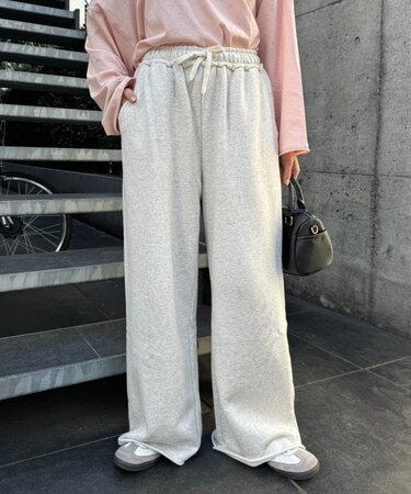 【スタッフ所持率No.1！／新色追加】裏毛ワイドスウェットパンツ