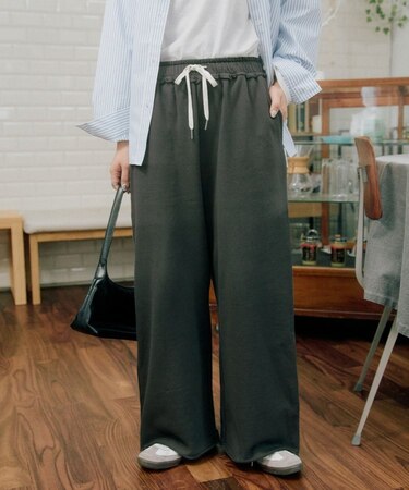 【スタッフ所持率No.1！／新色追加】裏毛ワイドスウェットパンツ