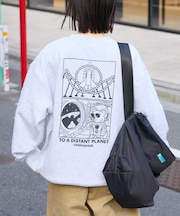 DOGS刺繍ロゴプリントスウェット