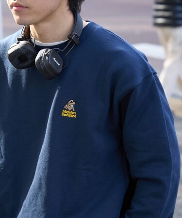 DOGS刺繍ロゴプリントスウェット