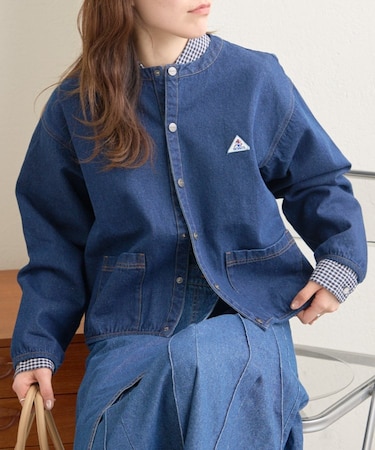 【GEVACO】ノーカラーデニムジャケット