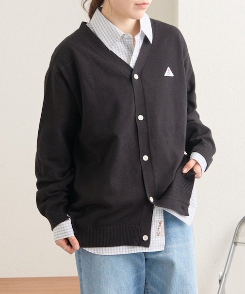 【GEVACO】コットンVネックカーディガン