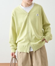 【GEVACO】コットンVネックカーディガン