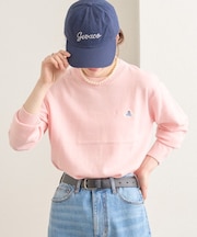 【GEVACO】コットンラウンドネックニット