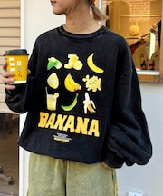 【SOUNDS GOOOOD】ベジタブルプリントパウダー加工スウェット