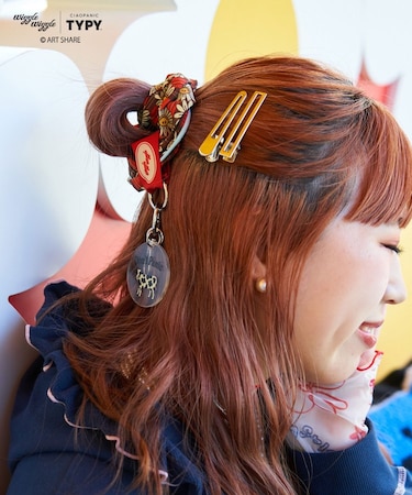 【wiggle wiggle】シュシュ付きチャーム