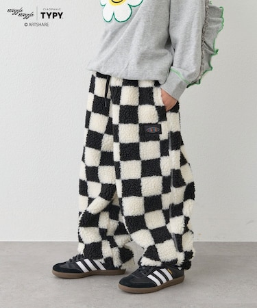 【KIDS】【wigglewiggle】ボアカーブパンツ