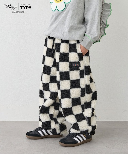 【KIDS】【wigglewiggle】ボアカーブパンツ