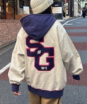 【SOUNDS GOOOOD】サガラ刺繍パーカー