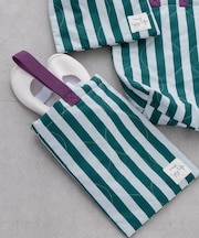 【KIDS】≪セレモニーフェア対象≫ストライプ柄上履き入れ