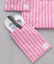 【KIDS】≪セレモニーフェア対象≫ストライプ柄上履き入れ