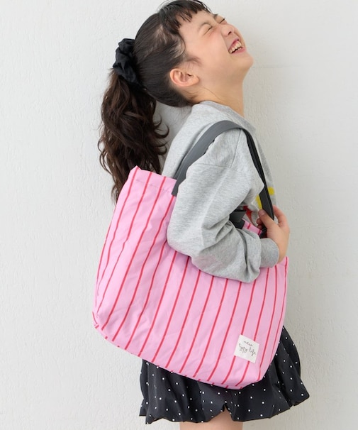 【KIDS】≪セレモニーフェア対象≫ストライプ柄レッスンBAG
