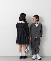 【KIDS】【フォーマル・セレモニー】洗えるジャケットパンツセット