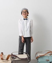 【KIDS】【フォーマル・セレモニー】 蝶ネクタイ付きシャツセット