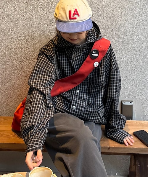 CIAOPANIC TYPY 【UNISEX】チェックフードシャウター UNISEX】チェックフードシャウター｜チャオパニックティピーの通販