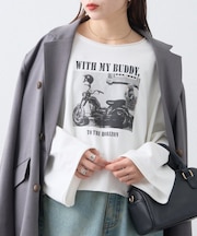 ふんわりタッチアソートワイドスリーブTee