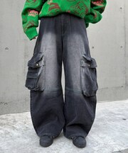 【SOUNDS GOOOOD】立体ポケットバレルデニム