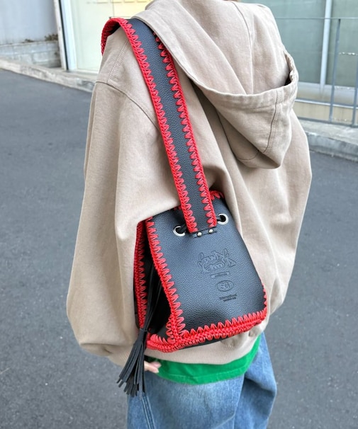 【SOUNDS GOOOOD】ワンハンドルカガリワンショルダーレザーバッグ