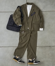 【molmol】ドライバーズワイドパンツ/ミノテックリップ