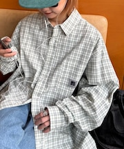 【PATTIPATTI】mini plaid over shirts