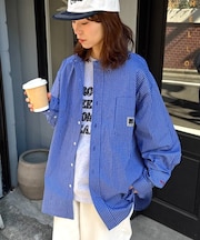 【PATTIPATTI】mini plaid over shirts