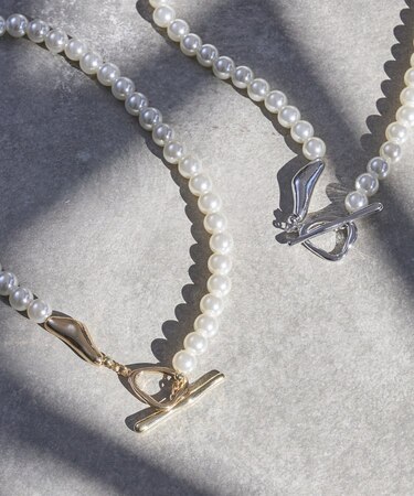 :≪オケージョン対応≫lilパールマンテルネックレス