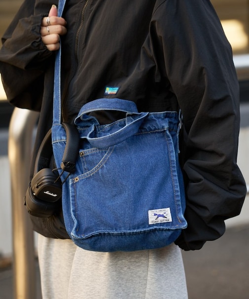 【FOX】別注デニム2WAYショルダーバッグ