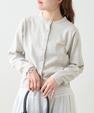 【GEVACO】襟ドッキングニットカーディガン