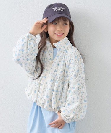 【KIDS】シャーリングフリルギャザーマンパ