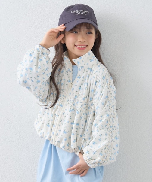 【KIDS】シャーリングフリルギャザーマンパ