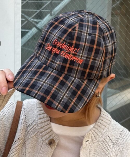 UNISEX】チェック柄ロゴキャップ｜チャオパニックティピーの通販
