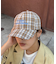 【UNISEX】チェック柄ロゴキャップ
