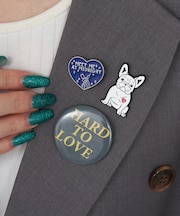 :lilアソートデザイン缶バッチピンパッチセット