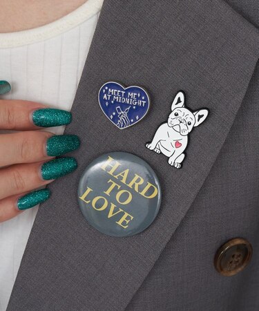 :lilアソートデザイン缶バッチピンパッチセット