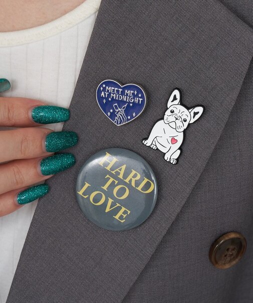 :lilアソートデザイン缶バッチピンパッチセット