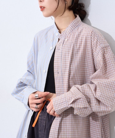 【etsinta/エシンタ】ブロードオーバーシャツ