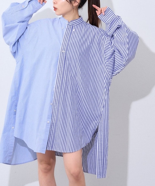 【etsinta/エシンタ】ブロードオーバーシャツ