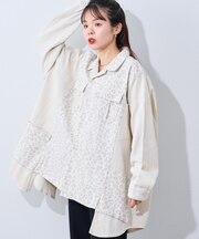 【etsinta/エシンタ】リメイク切り替えジャケット