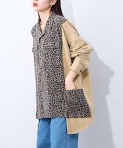 【etsinta/エシンタ】リメイク切り替えジャケット