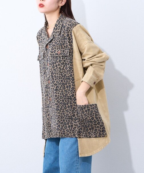 【etsinta/エシンタ】リメイク切り替えジャケット